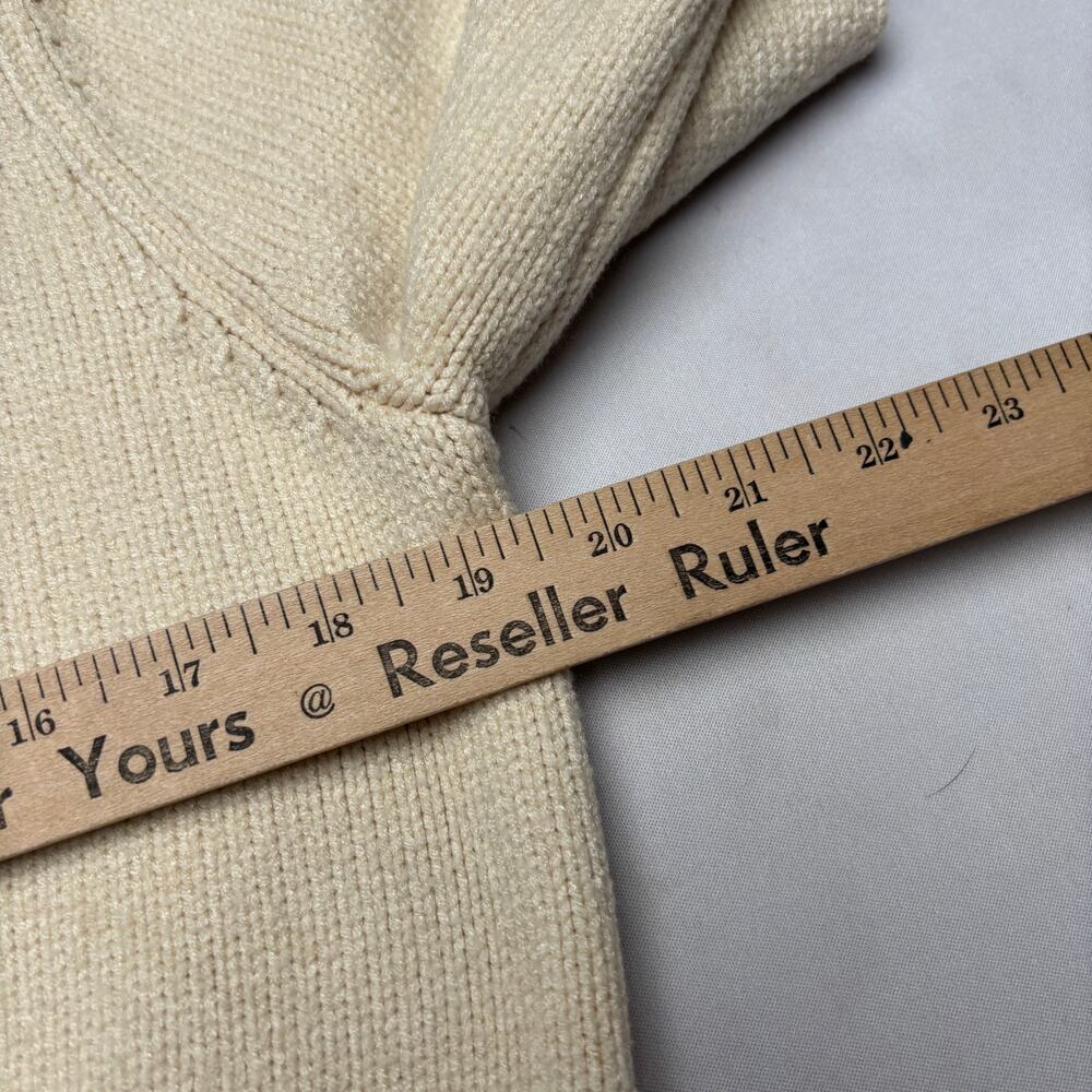 Lisa Says Gah Battenberg Cardigan Sweater Women's M/L Preppy READ - Picture 5 of 11